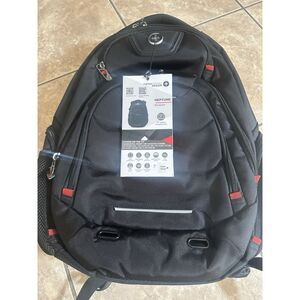 Swiss Digital Design Neptune Backpack (NWT), TSA Friendly RFID, Black/Red K Swis